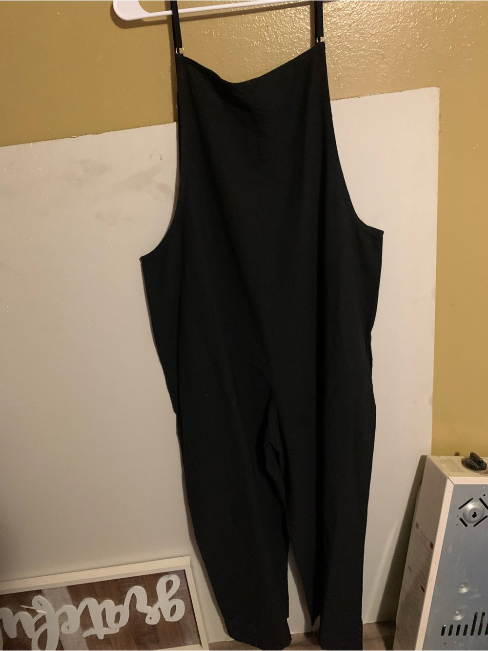 Women's Black Wide-Leg Jumpsuit - Picture 2 of 2
